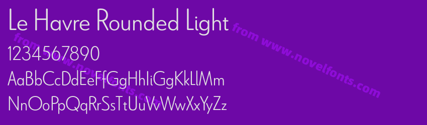 Le Havre Rounded LightPreview Le Havre Rounded LightPreview