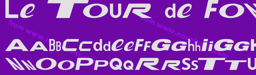 Le Tour de FontsPreview Le Tour de FontsPreview