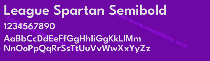 League Spartan SemiboldPreview League Spartan SemiboldPreview