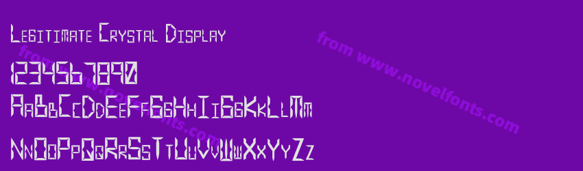 Legitimate Crystal DisplayPreview Legitimate Crystal DisplayPreview