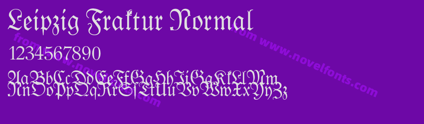 Leipzig Fraktur NormalPreview Leipzig Fraktur NormalPreview