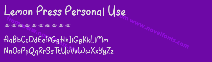 Lemon Press Personal UsePreview Lemon Press Personal UsePreview
