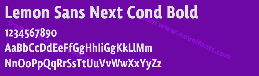 Lemon Sans Next Cond BoldPreview Lemon Sans Next Cond BoldPreview