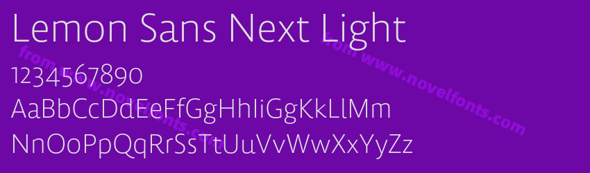 Lemon Sans Next LightPreview Lemon Sans Next LightPreview