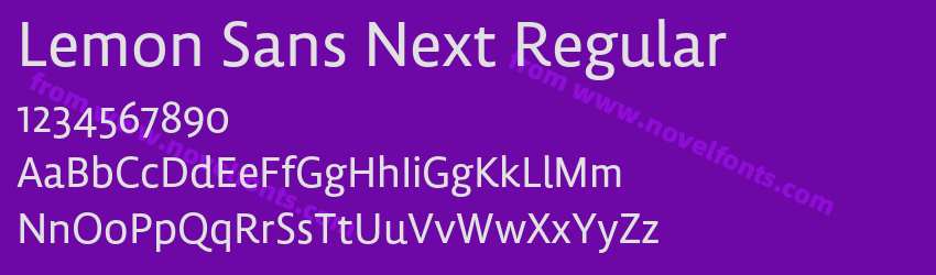 Lemon Sans Next RegularPreview Lemon Sans Next RegularPreview