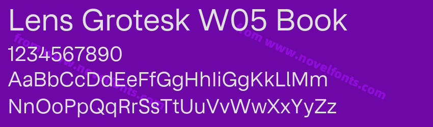 Lens Grotesk W05 BookPreview Lens Grotesk W05 BookPreview