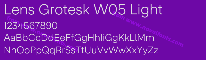 Lens Grotesk W05 LightPreview Lens Grotesk W05 LightPreview