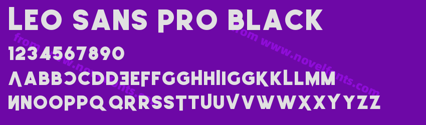 Leo Sans Pro BlackPreview Leo Sans Pro BlackPreview