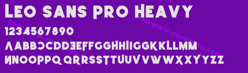 Leo Sans Pro HeavyPreview Leo Sans Pro HeavyPreview