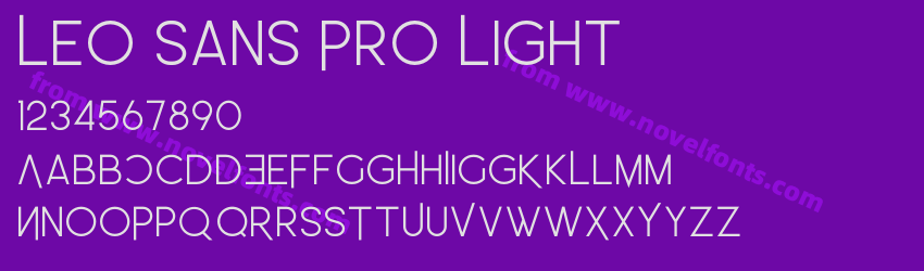 Leo Sans Pro LightPreview Leo Sans Pro LightPreview