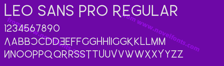 Leo Sans Pro RegularPreview Leo Sans Pro RegularPreview
