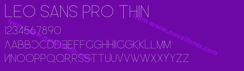 Leo Sans Pro ThinPreview Leo Sans Pro ThinPreview