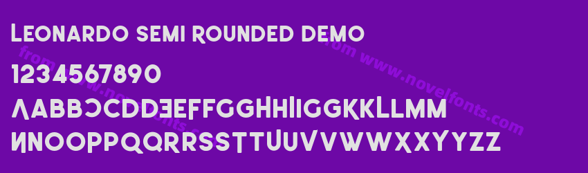 Leonardo Semi Rounded DemoPreview Leonardo Semi Rounded DemoPreview