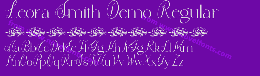 Leora Smith Demo RegularPreview Leora Smith Demo RegularPreview