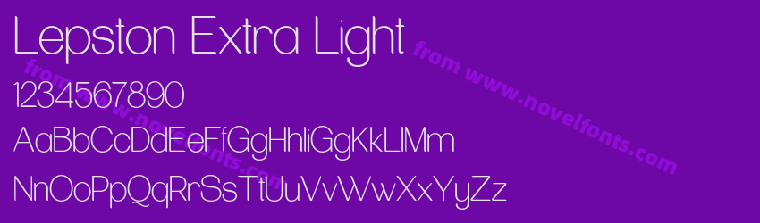 Lepston Extra LightPreview Lepston Extra LightPreview