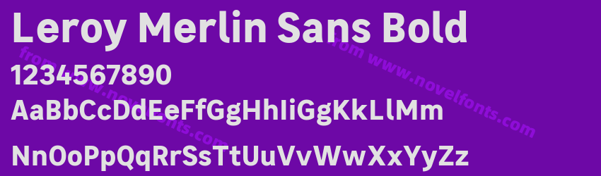 Leroy Merlin Sans BoldPreview