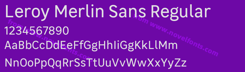 Leroy Merlin Sans RegularPreview Leroy Merlin Sans RegularPreview