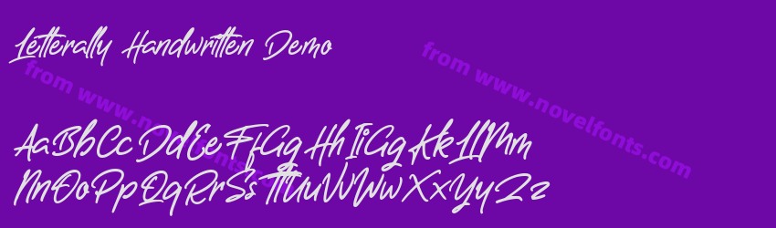 Letterally Handwritten DemoPreview Letterally Handwritten DemoPreview