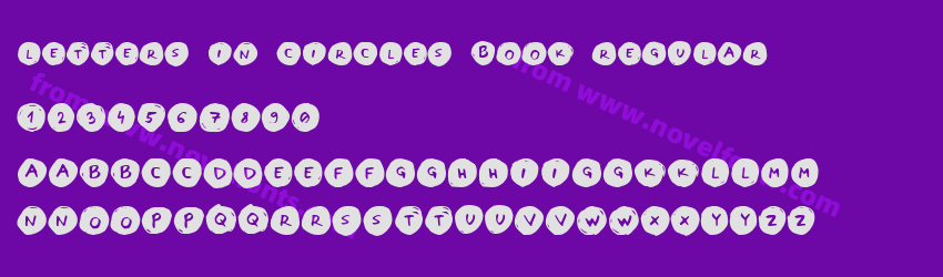Letters in Circles Book RegularPreview Letters in Circles Book RegularPreview