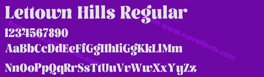 Lettown Hills RegularPreview Lettown Hills RegularPreview