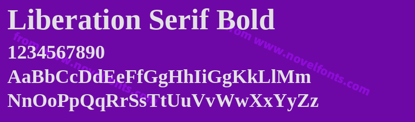Liberation Serif BoldPreview Liberation Serif BoldPreview