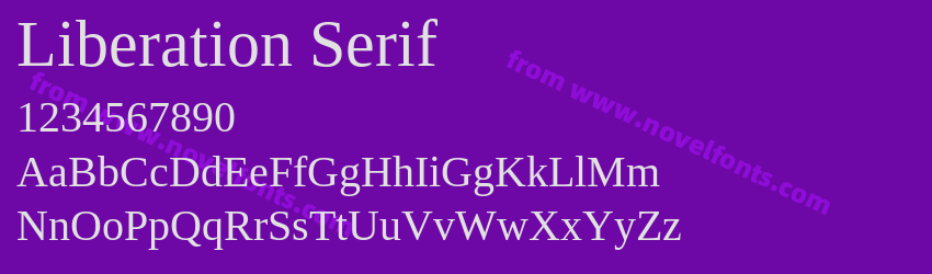Liberation SerifPreview Liberation SerifPreview