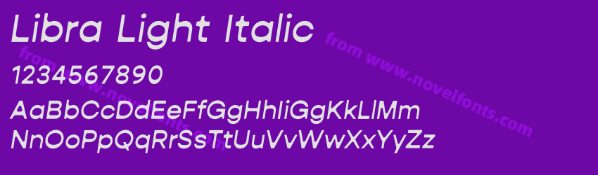 Libra Light ItalicPreview Libra Light ItalicPreview