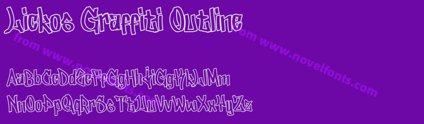 Lickos Graffiti OutlinePreview Lickos Graffiti OutlinePreview