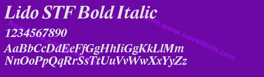 Lido STF Bold ItalicPreview Lido STF Bold ItalicPreview