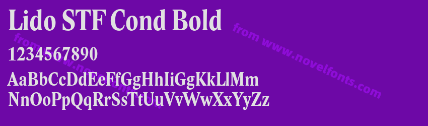 Lido STF Cond BoldPreview Lido STF Cond BoldPreview