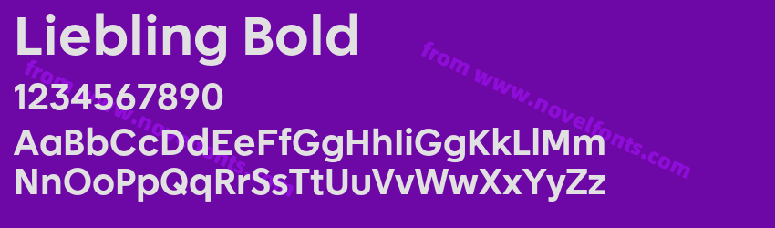 Liebling BoldPreview Liebling BoldPreview