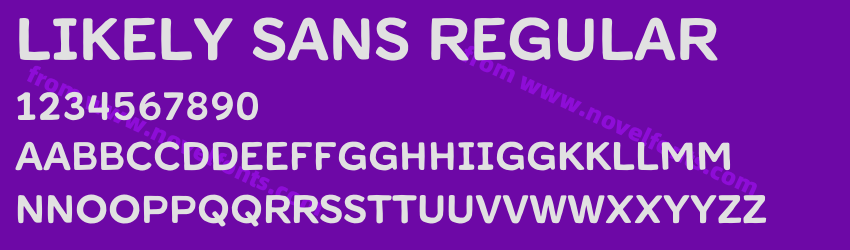 Likely Sans RegularPreview Likely Sans RegularPreview