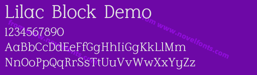 Lilac Block DemoPreview Lilac Block DemoPreview