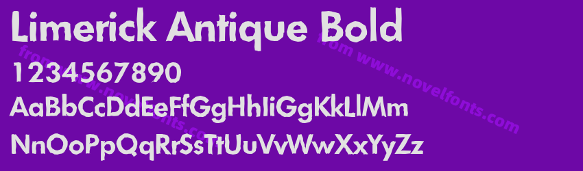 Limerick Antique BoldPreview Limerick Antique BoldPreview