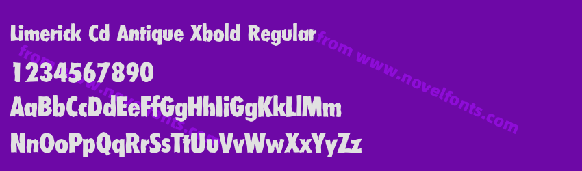 Limerick Cd Antique Xbold RegularPreview Limerick Cd Antique Xbold RegularPreview