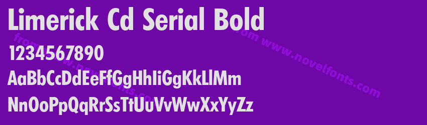 Limerick Cd Serial BoldPreview Limerick Cd Serial BoldPreview