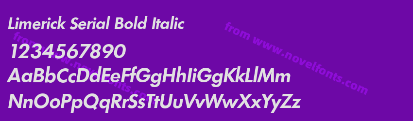 Limerick Serial Bold ItalicPreview Limerick Serial Bold ItalicPreview