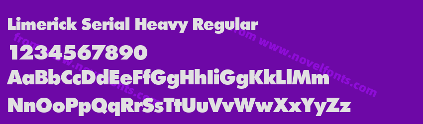 Limerick Serial Heavy RegularPreview Limerick Serial Heavy RegularPreview