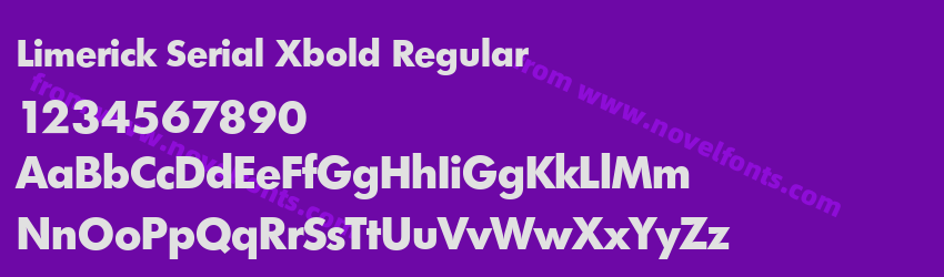 Limerick Serial Xbold RegularPreview Limerick Serial Xbold RegularPreview