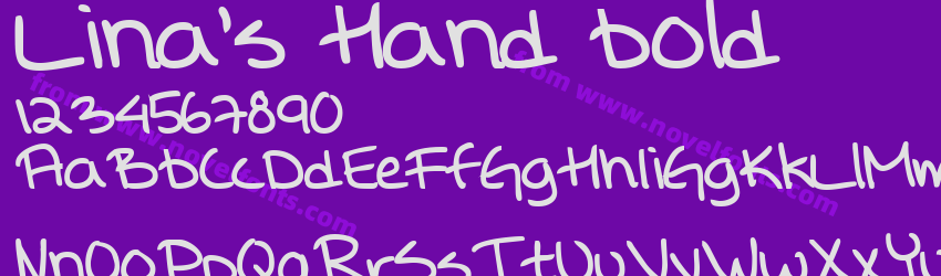 Lina's Hand boldPreview Lina's Hand boldPreview