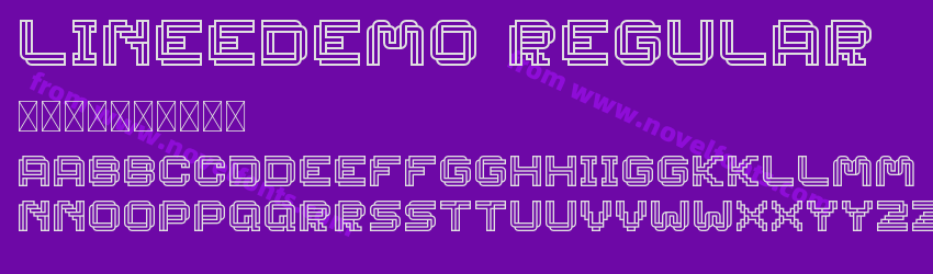 LineeDEMO RegularPreview LineeDEMO RegularPreview
