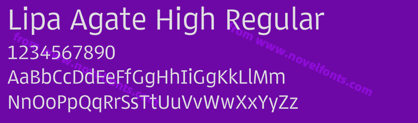 Lipa Agate High RegularPreview Lipa Agate High RegularPreview