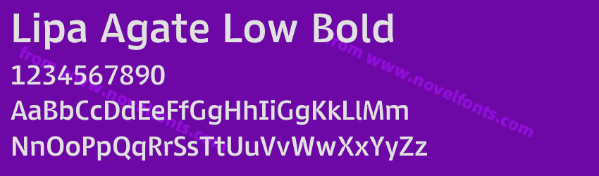 Lipa Agate Low BoldPreview Lipa Agate Low BoldPreview