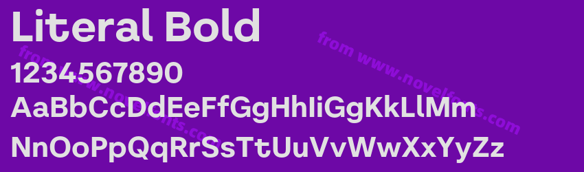 Literal BoldPreview Literal BoldPreview