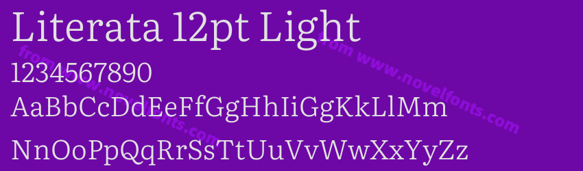 Literata 12pt LightPreview Literata 12pt LightPreview