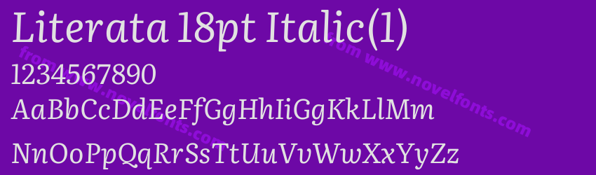 Literata 18pt Italic(1)Preview Literata 18pt Italic(1)Preview