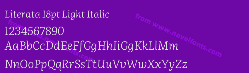 Literata 18pt Light ItalicPreview Literata 18pt Light ItalicPreview