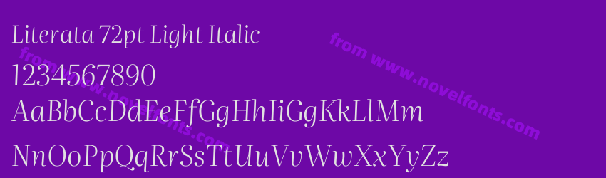 Literata 72pt Light ItalicPreview Literata 72pt Light ItalicPreview