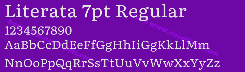 Literata 7pt RegularPreview