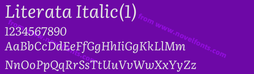 Literata Italic(1)Preview Literata Italic(1)Preview